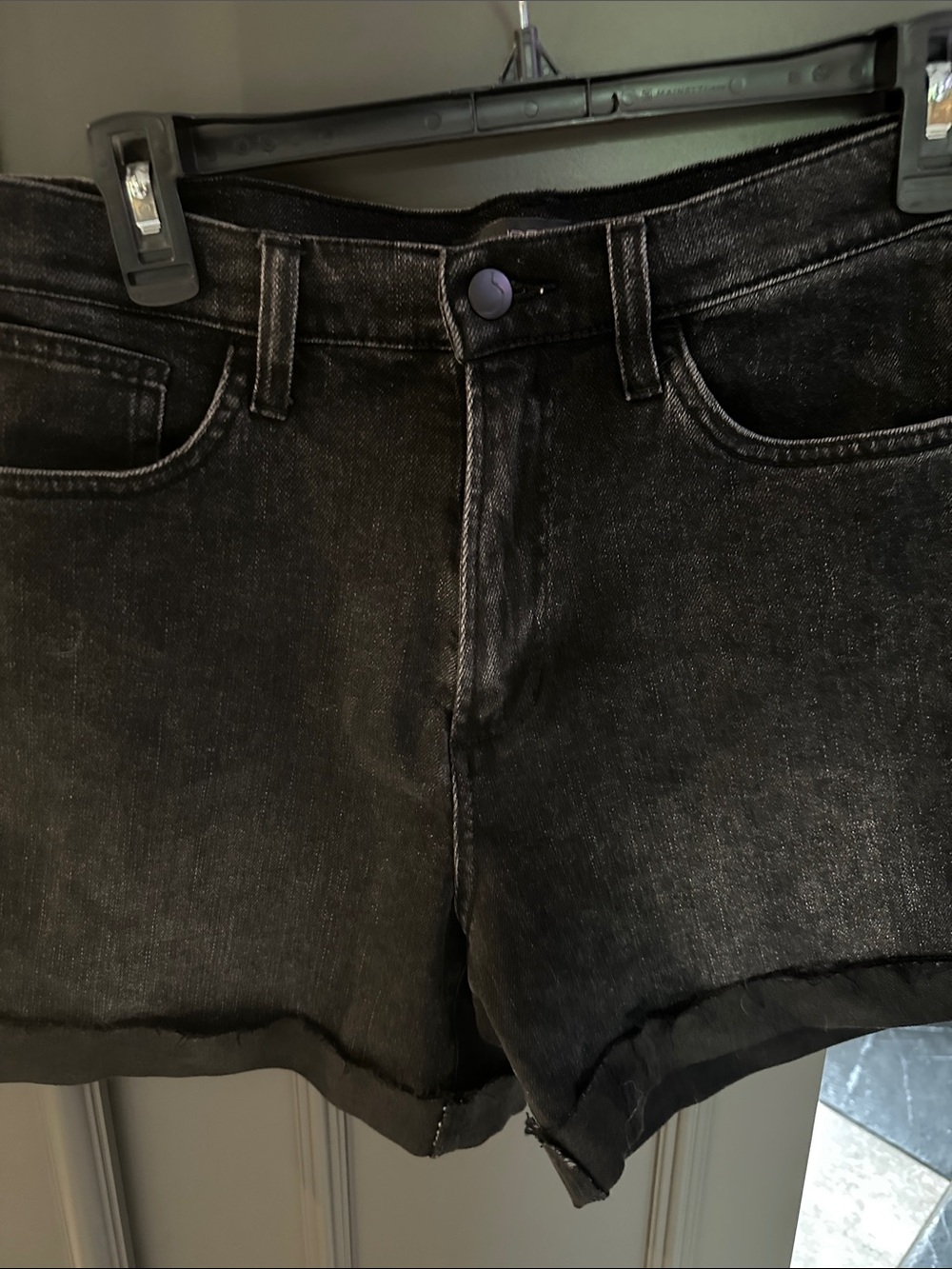 Joe's Jeans Black Denim Cutoff Shorts